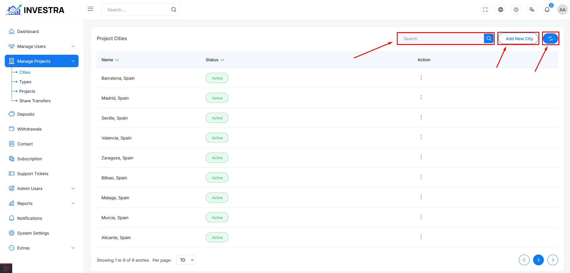 Page Controls