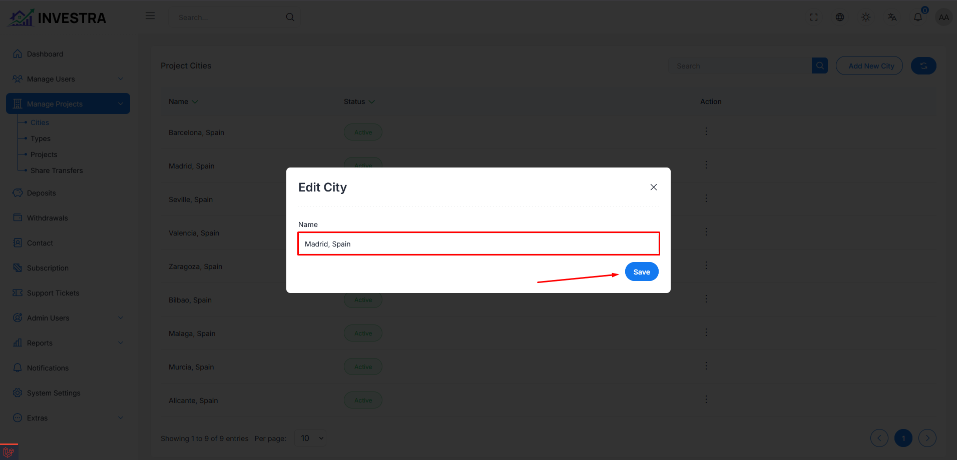 Edit City