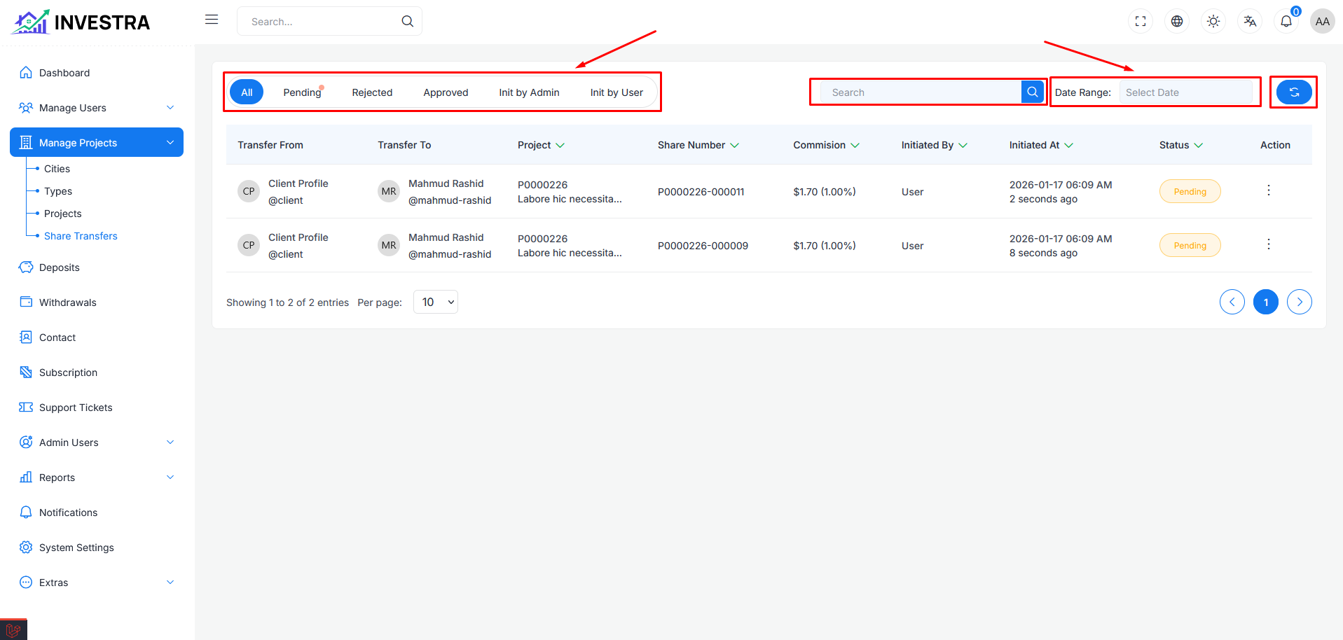 Page Controls